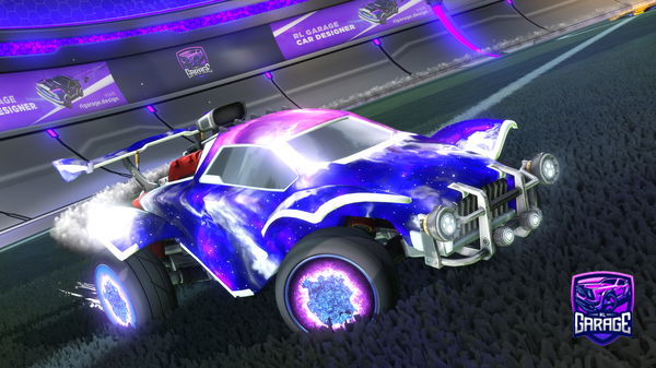 A Rocket League car design from hellodarcy