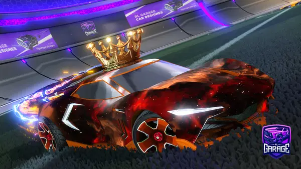 A Rocket League car design from Tenchoxdd