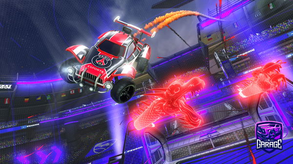 A Rocket League car design from kamees