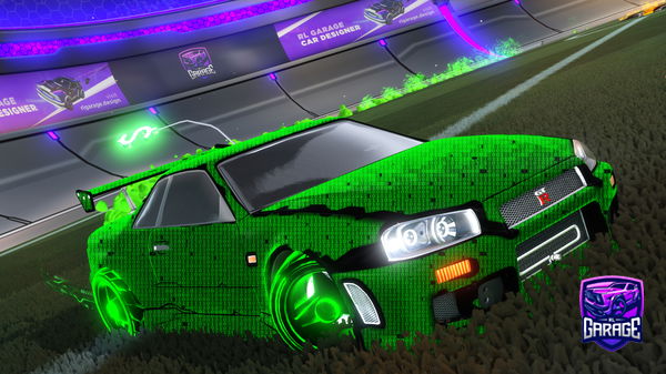 A Rocket League car design from TNT_GOD_09