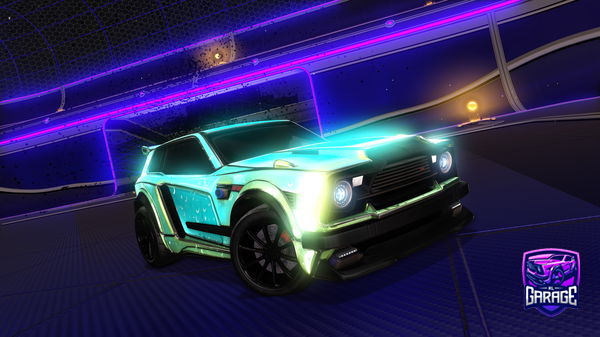 A Rocket League car design from Evaxle