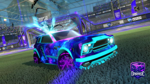 A Rocket League car design from KingOfThaWolves_