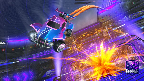 A Rocket League car design from FroozerWRLD