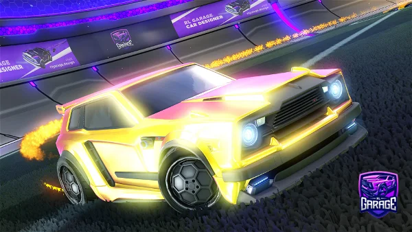 A Rocket League car design from Hyperspace2