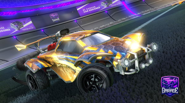 A Rocket League car design from FiftyState