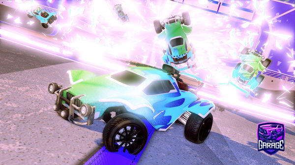 A Rocket League car design from Player12345Go