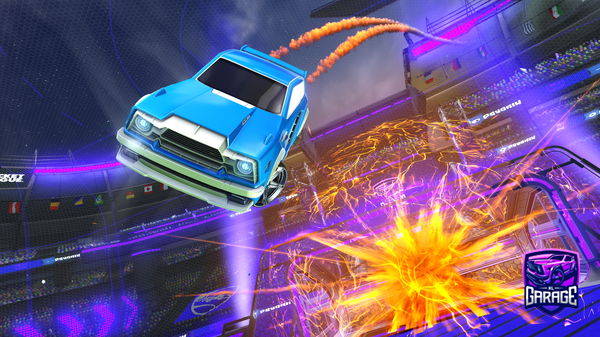 A Rocket League car design from Wesbob_