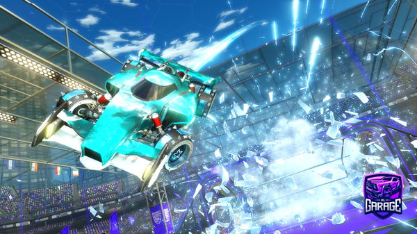 A Rocket League car design from CGIshock