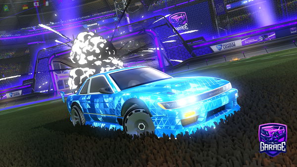 A Rocket League car design from nateneuens