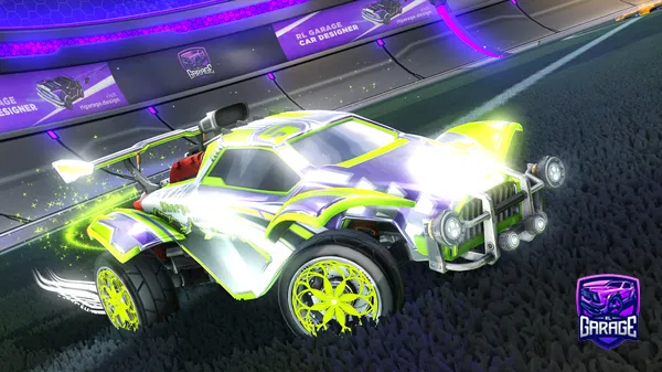 A Rocket League car design from Outburst