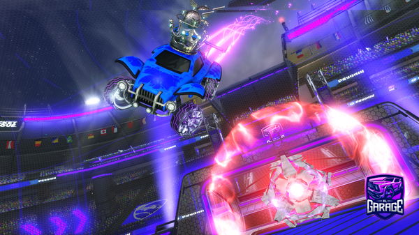 A Rocket League car design from Pugiscute