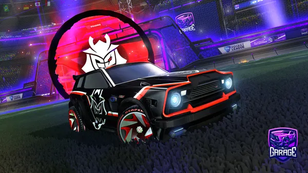 A Rocket League car design from Mallart