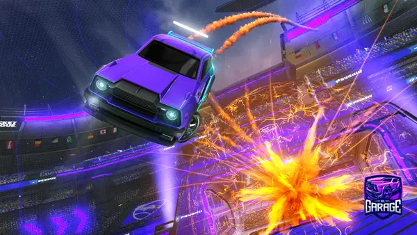 A Rocket League car design from firefox104