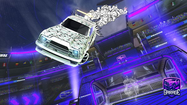 A Rocket League car design from PanzaVerde7