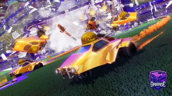 A Rocket League car design from M1stic00