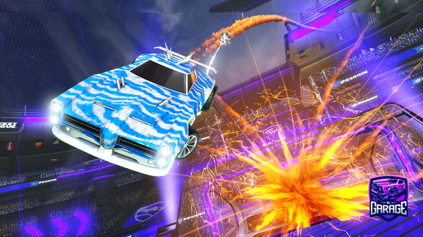 A Rocket League car design from Landosqueebs