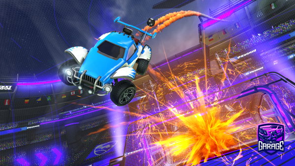 A Rocket League car design from ale_messi_10