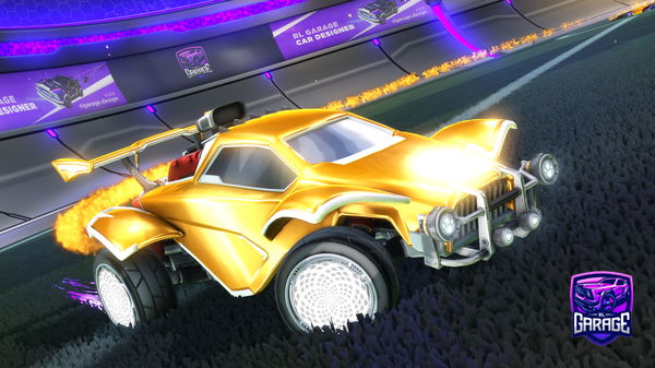 A Rocket League car design from BATTLE_Monkey20