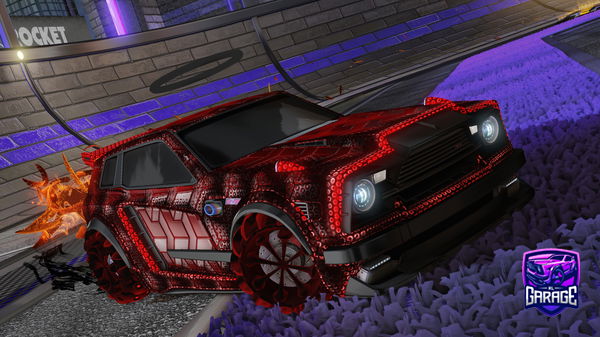 A Rocket League car design from jakari09