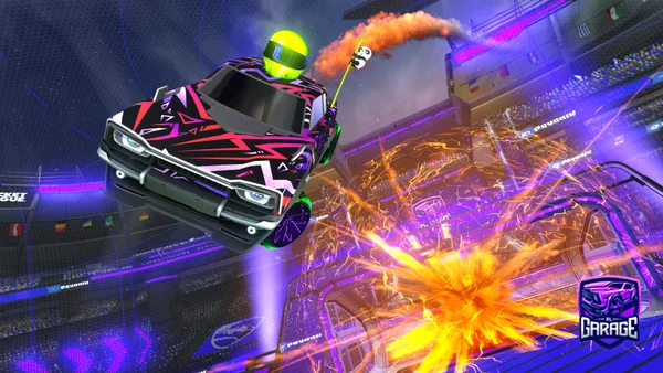A Rocket League car design from CloudSulcas