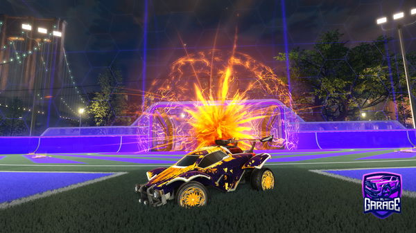 A Rocket League car design from Ryzeell