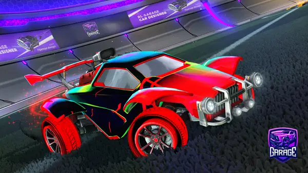 A Rocket League car design from DerekC