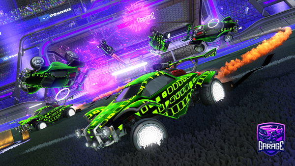 A Rocket League car design from zensy