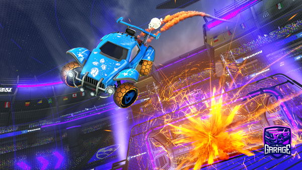 A Rocket League car design from Infinite2020