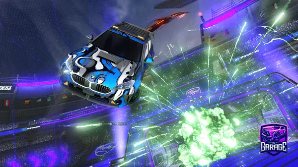 A Rocket League car design from Outrage_MK2