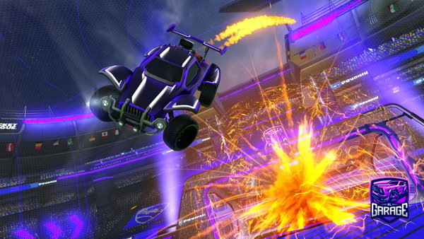 A Rocket League car design from dakotabegoated