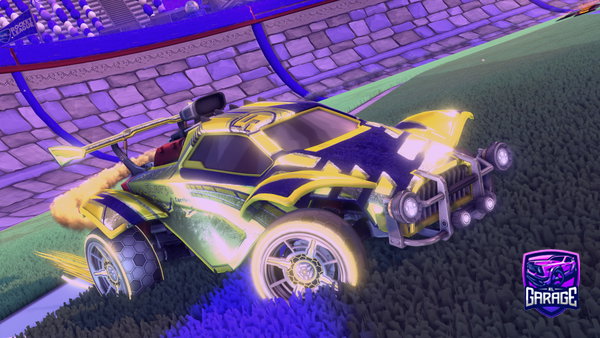 A Rocket League car design from Kayfoogle