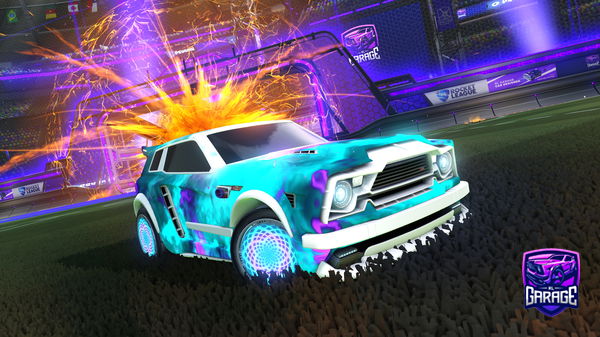 A Rocket League car design from rafaelhm015