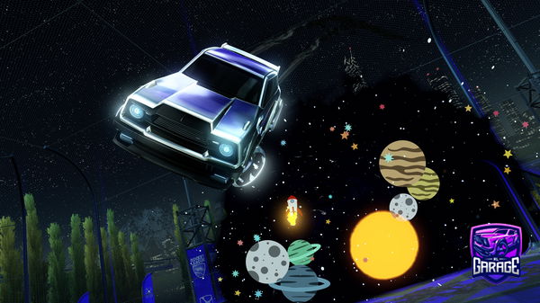 A Rocket League car design from raven10