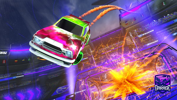 A Rocket League car design from yetya