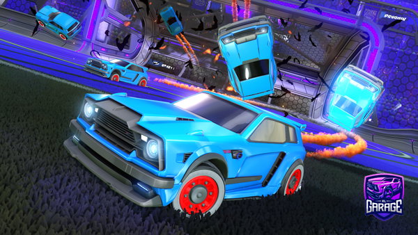A Rocket League car design from H41L666S4TN