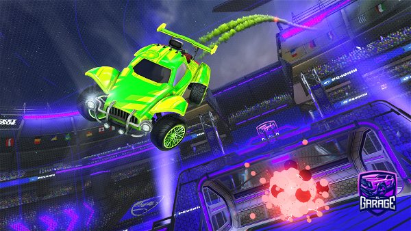 A Rocket League car design from KwertyV2
