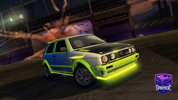 A Rocket League car design from Theblackgoat