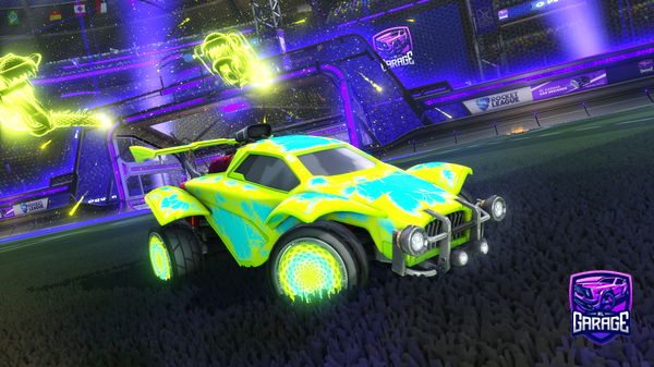 A Rocket League car design from A5LNN_