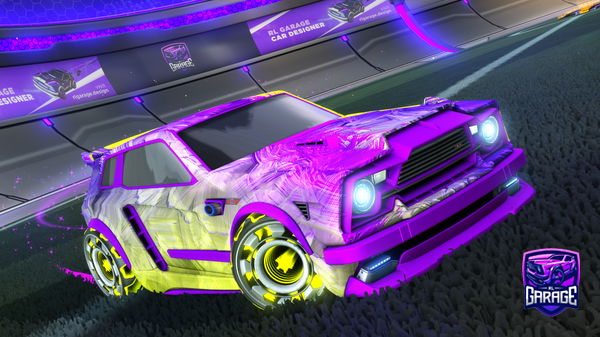 A Rocket League car design from zeusxyz