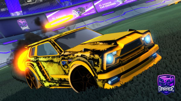 A Rocket League car design from PSNfishboy2373