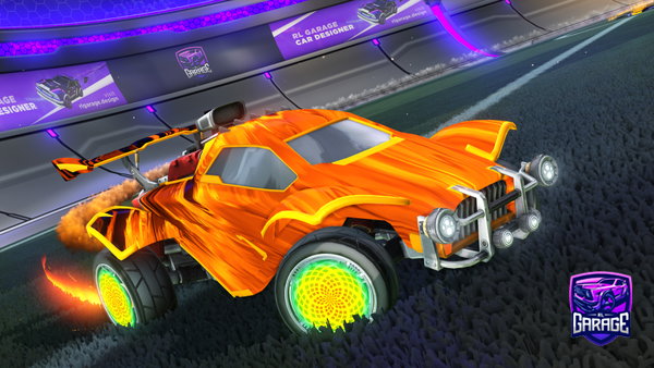A Rocket League car design from gaviznotcool