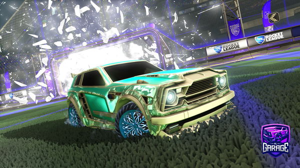 A Rocket League car design from Gh0str1d3rzz