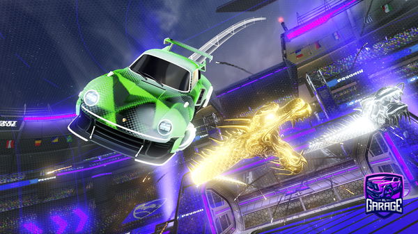 A Rocket League car design from Kartka123