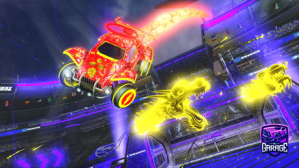 A Rocket League car design from Worm2020