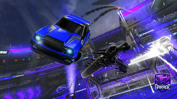 A Rocket League car design from Clover0nGfuel