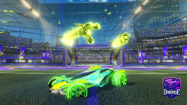 A Rocket League car design from scudy112