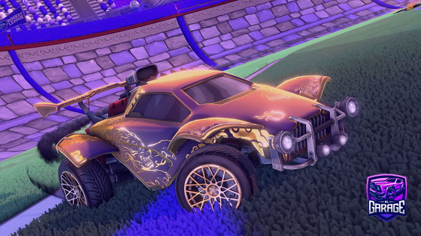 A Rocket League car design from hellodarcy