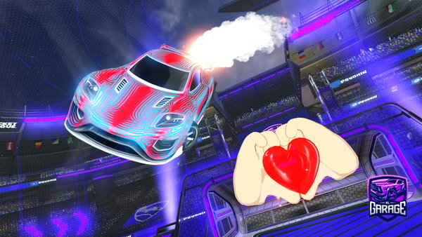 A Rocket League car design from Kampfstachel05