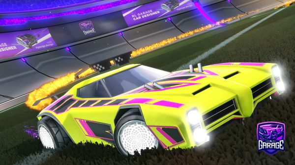 A Rocket League car design from furynfoff