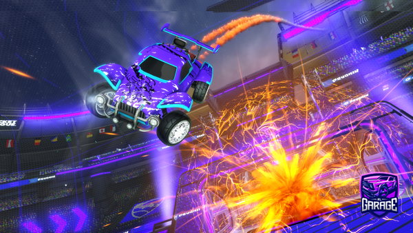 A Rocket League car design from sandeross